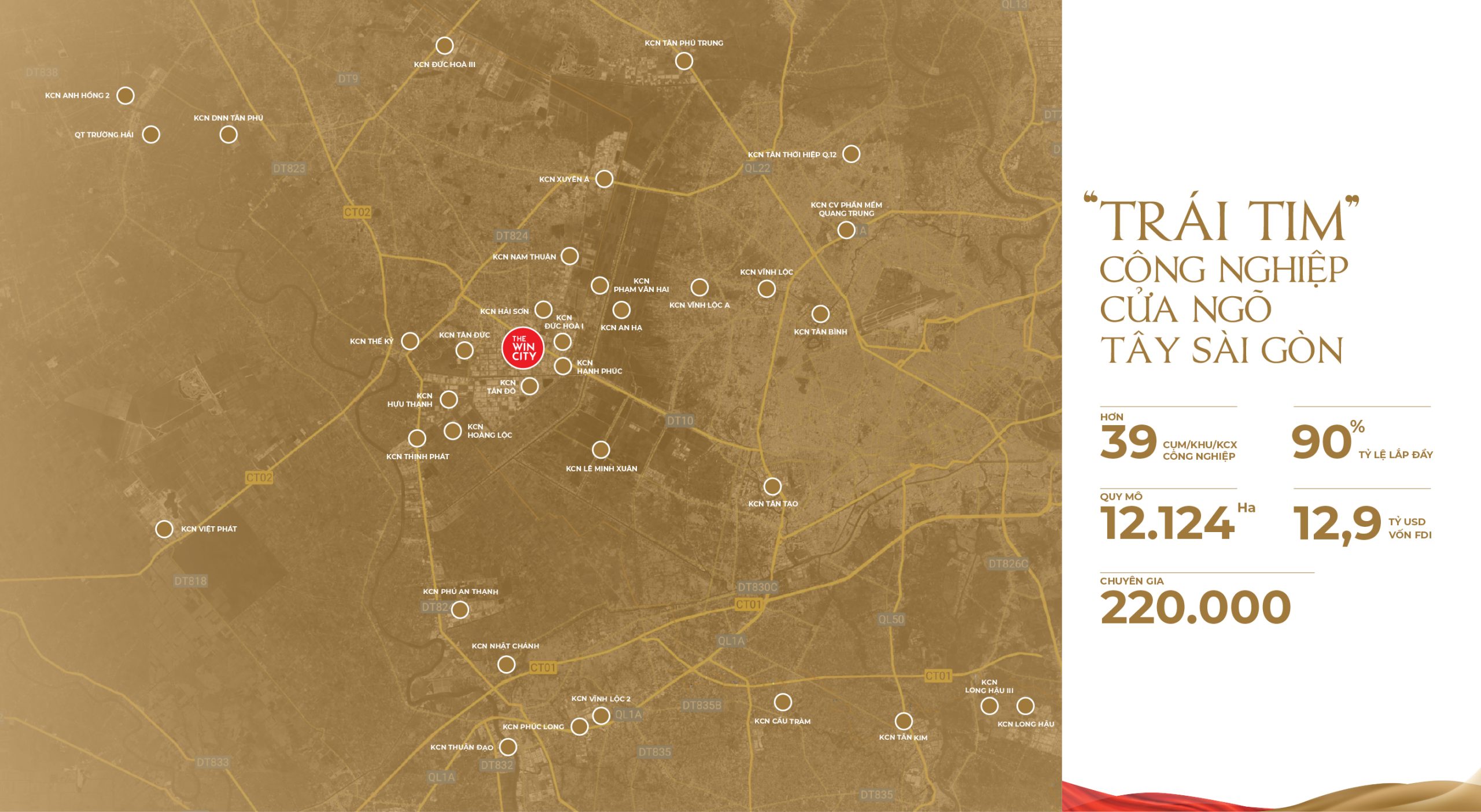Tổng quan Căn hộ The Win City Khu Đô Thị Bình An Đức Hòa chỉ 279 triệu sở hữu ngay 68 Bản Đồ KCN dự án The Win City Đức Hòa Khu Đô Thị Bình An Tỉnh lộ 10 sinhadep.vn