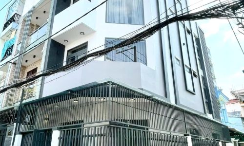 Nhà 4 Tầng 65m2 hẻm 86 Trịnh Đình Trọng Tân Phú góc 2 mặt tiền phường Phú Trung gần Âu Cơ