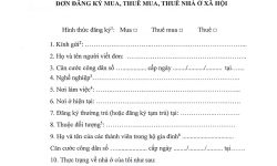 đơn đăng ký mua nhà ở xã hội sinhadep.vn thewincity