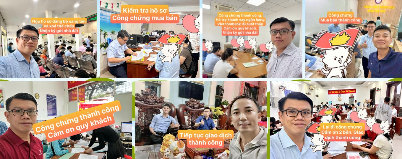 sinhadep.vn công chứng mua bán nhà đất thành công hỗ trợ khách hàng đăng bộ sang tên xóa thế chấp