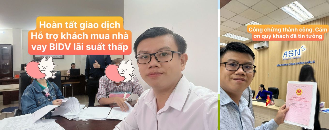 sinhadep.vn công chứng mua bán nhà đất thành công hỗ trợ khách hàng đăng bộ sang tên xóa thế chấp