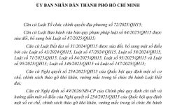 Hệ số K 2026 Hệ số điều chỉnh giá đất 2026 TPHCM